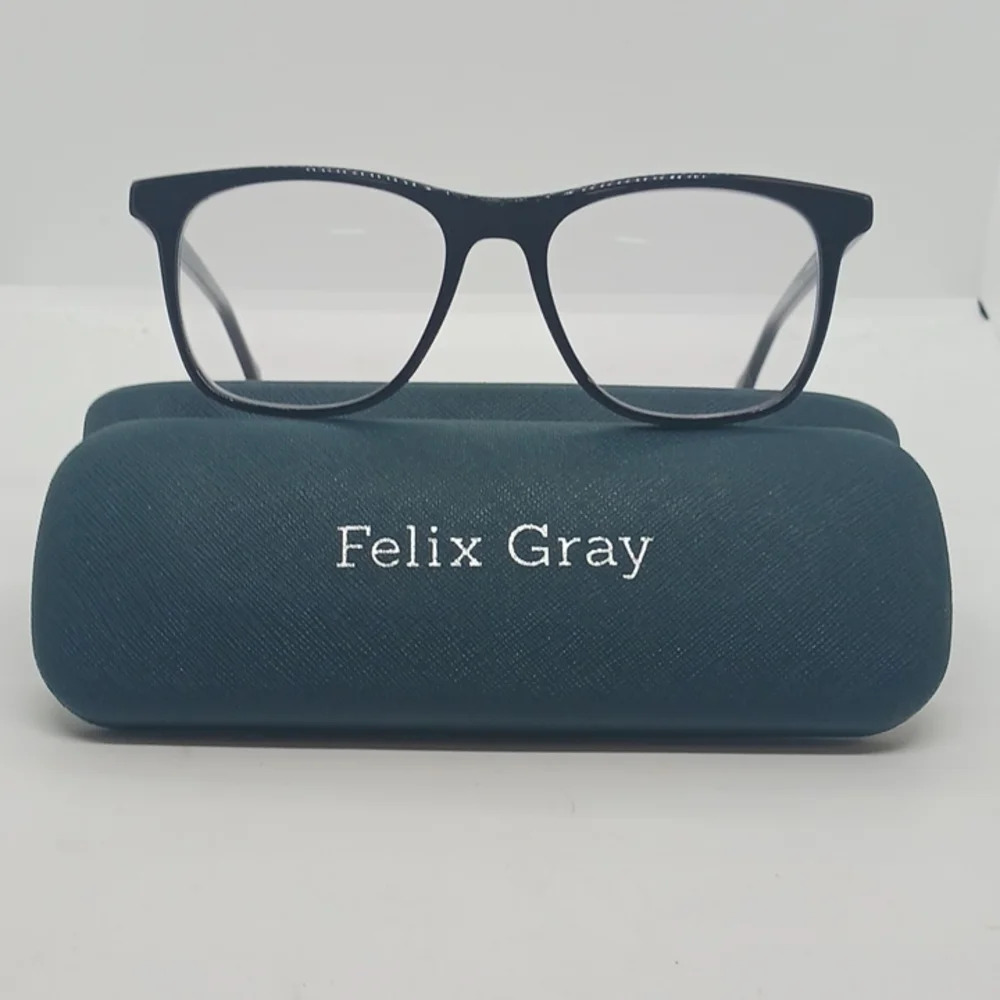 NWT MEN'S FELIX GRAY EYEGLASS FRAMES JEMISON BLACK